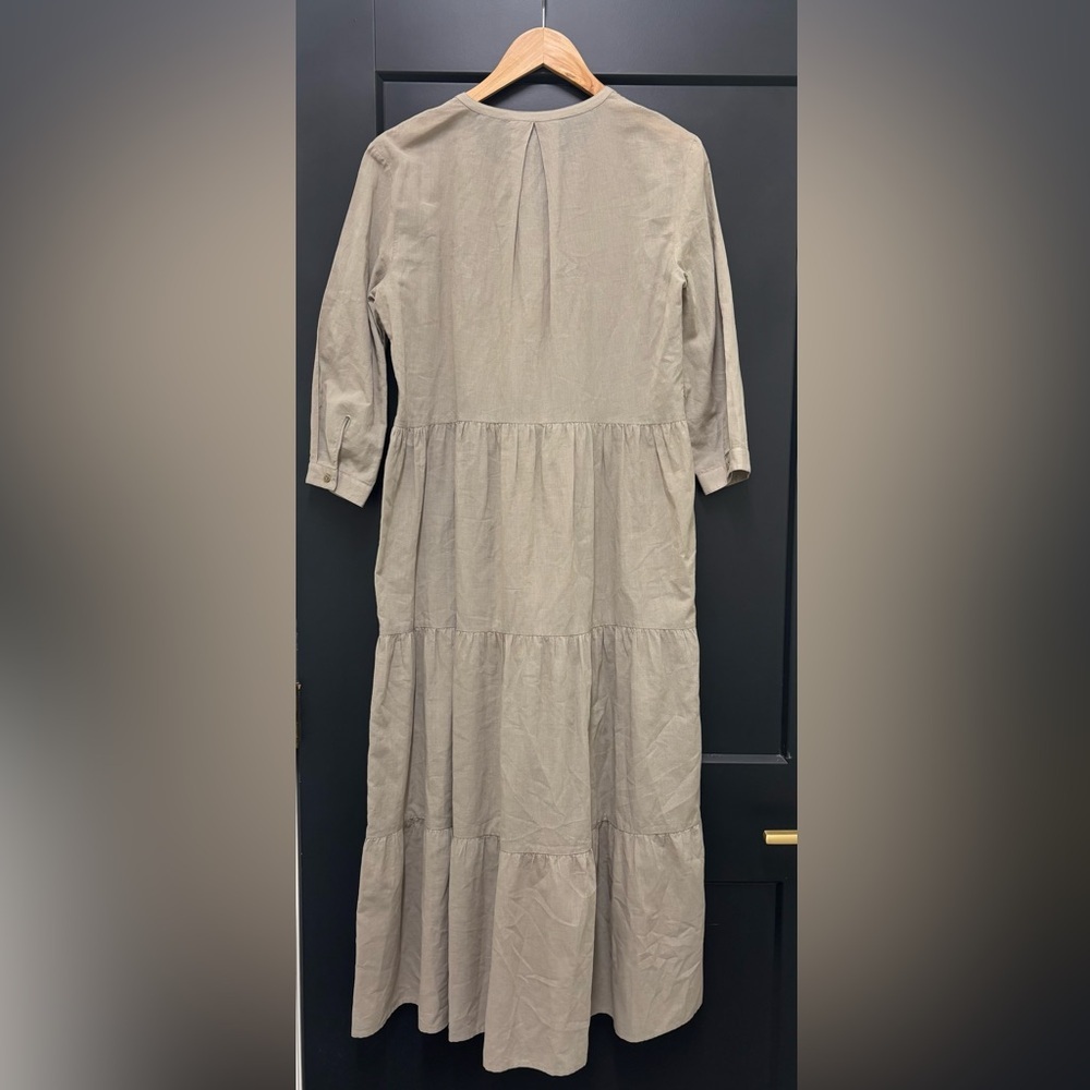 Jenni Kayne James Dress size small Willow Linen Lightweight midi (no slip) - Picture 6 of 7
